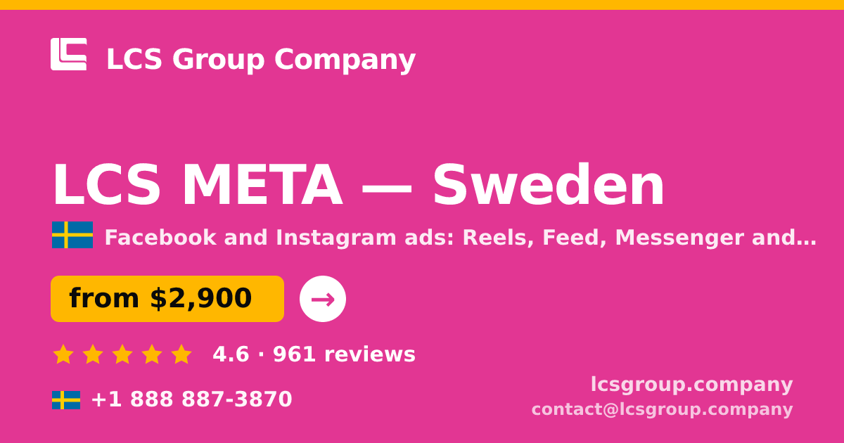 LCS META in Stockholm — from $2,900/mo, rated 5/5 by 692 clients. LCS Group Company.