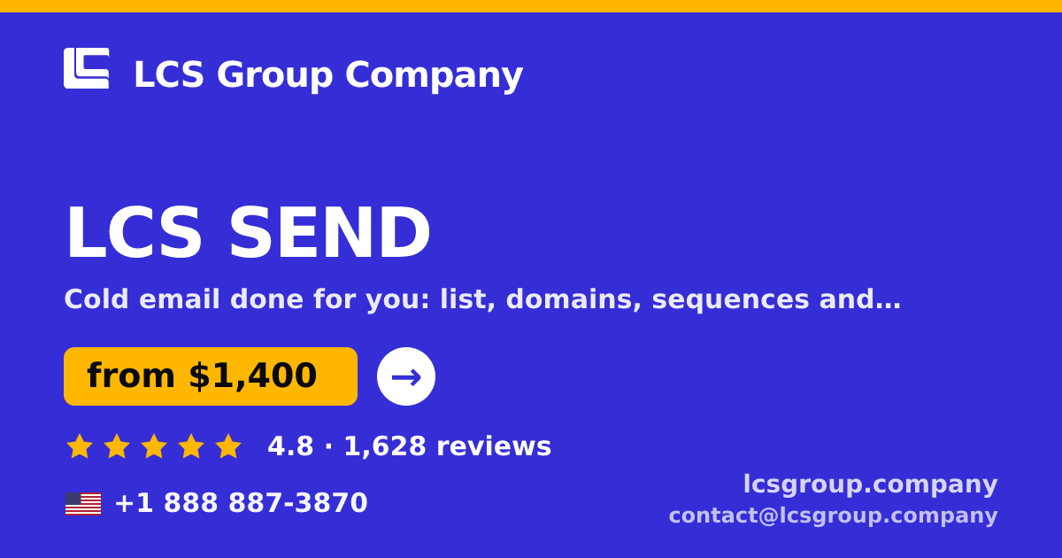 LCS SEND in the USA — from $1,400/mo, rated 4.8/5 by 1628 clients. LCS Group Company.